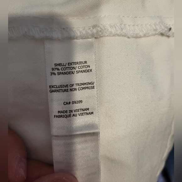 Cleo White Jean Jacket, Size XLP - Picture 4 of 4